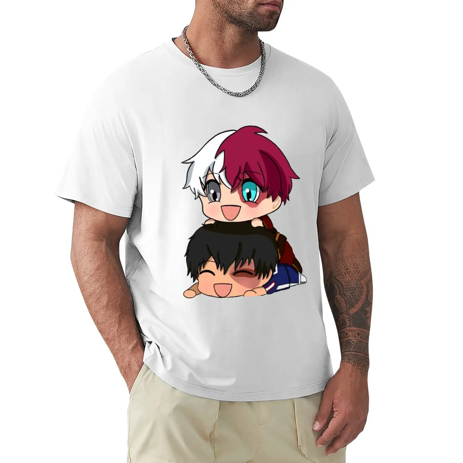 Мужская футболка Zuko and todoroki