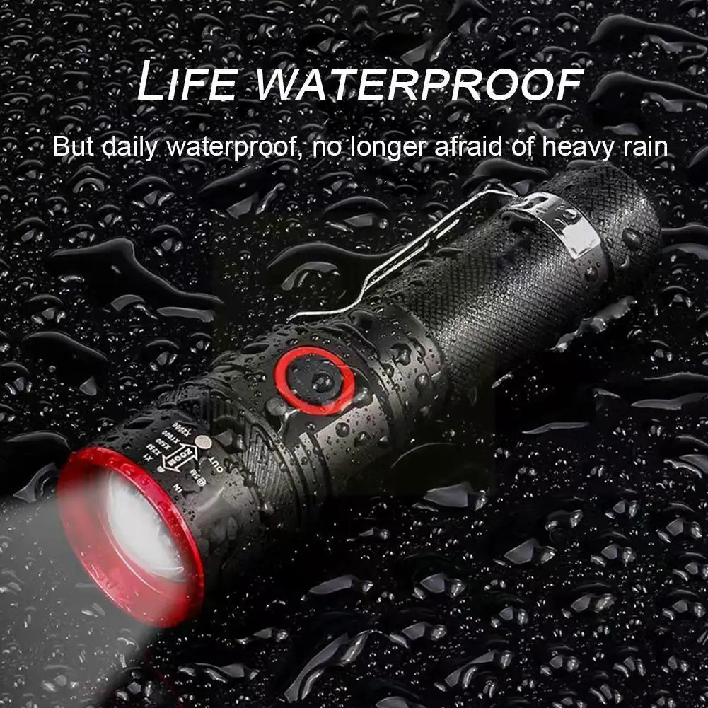 

Port Lantern 4 Modes Xm-l T6 Torch Waterproof Light Micro Usb Zoomable For Camping Hiking Led Flashlight Headlamp Light Lan L0u9