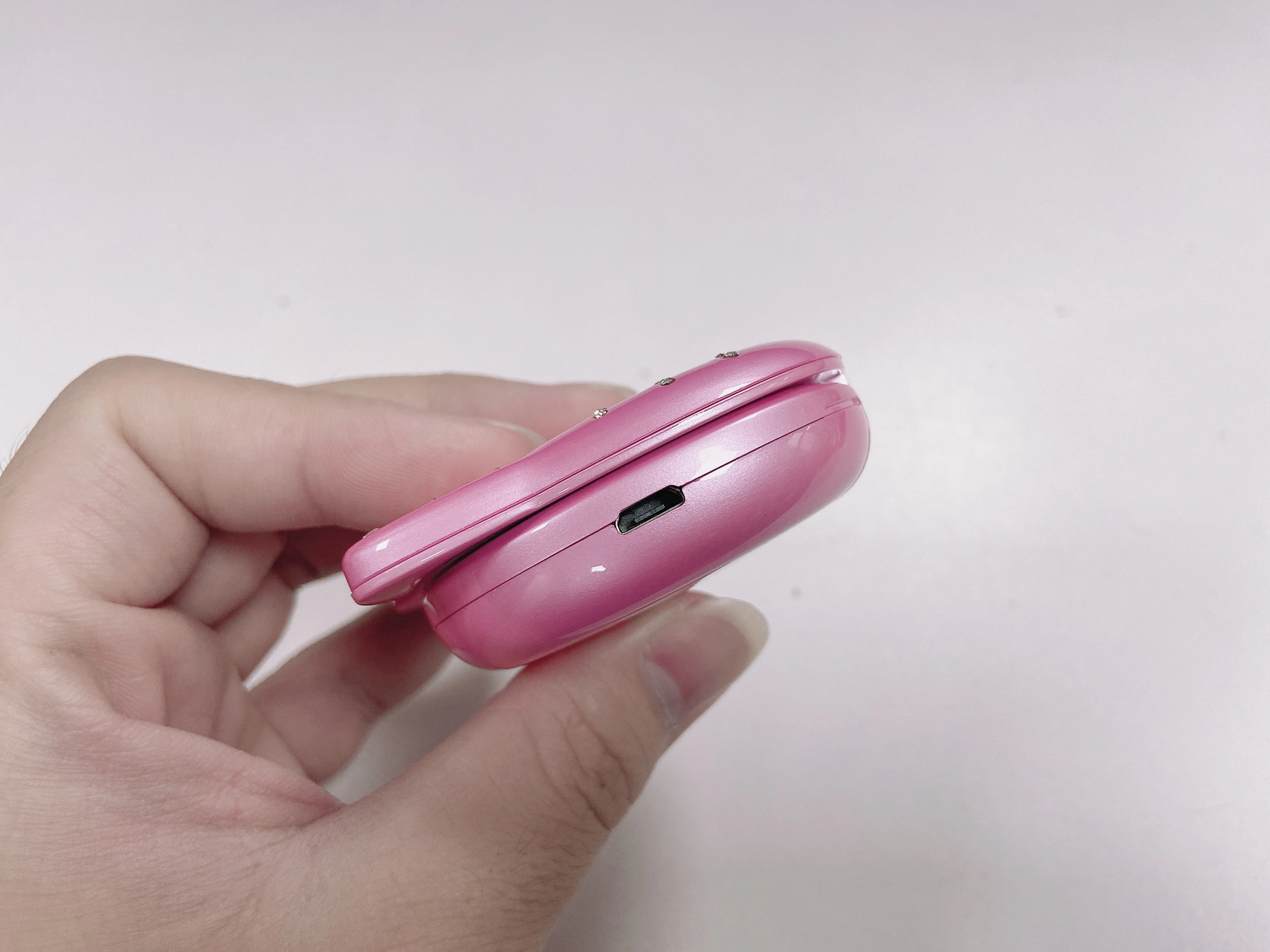 Cute Mini Girl Mobile Phone Quad Band Flip Cartoon Kids Children Dual Sim 2G GSM Keyboard Botton Unlocked CellPhone