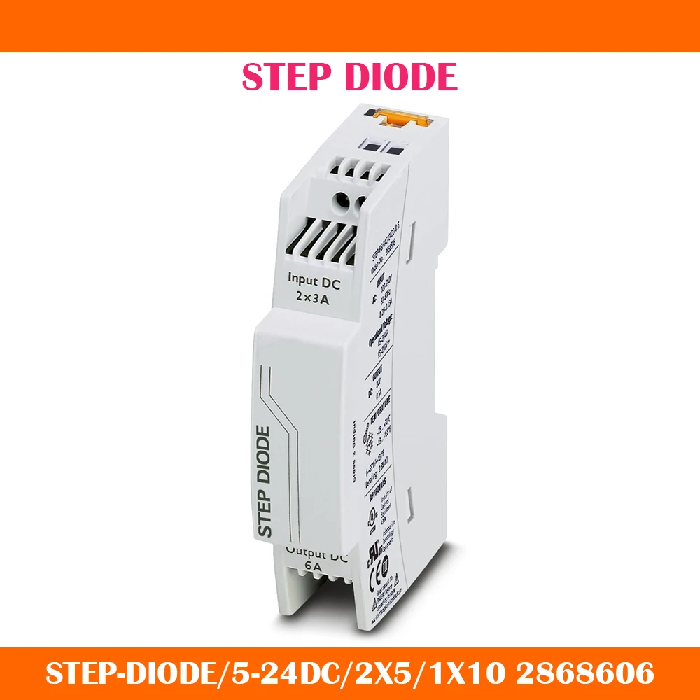 

STEP-DIODE/5-24DC/2X5/1X10 2868606 STEP DIODE Diodes Redundancy Module Work Fine High Quality Fast Ship