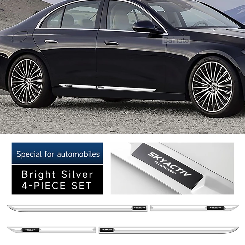 

Автомобильные защитные полосы для боковой двери из нержавеющей стали, декоративные накладки для Mazda 3 Alexa CX-30 CX30 CX5 CX-5 CX-8 CX60