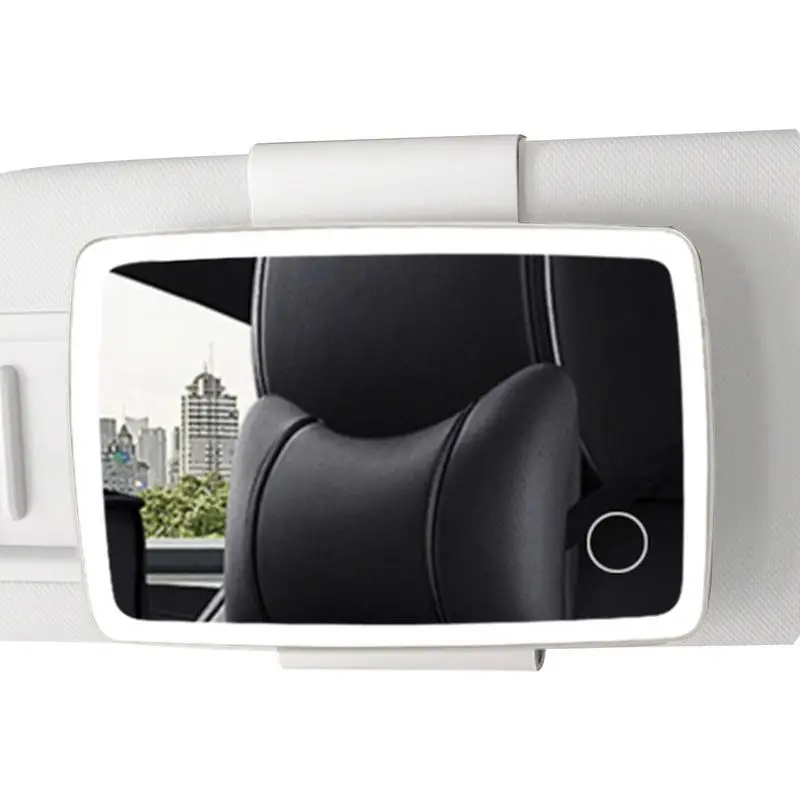 

Car Vanity Mirror LED Car Mirror Touch Screen Three-level Dimming And Car Mirror Light For Makeup Truck SUV And Rear View Mirror