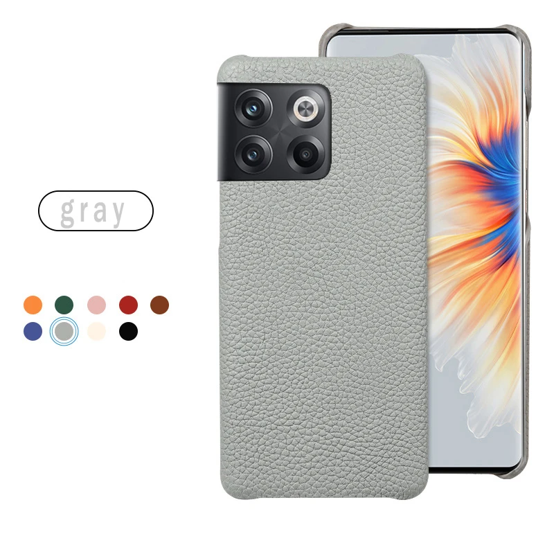 

Genuine Litchi Grain Leather Phone case For Oneplus 9 Pro 9R 8 Pro 7 Pro 6T 7T Pro 5T 6 5 Nord N100 One plus Luxury Back Cover
