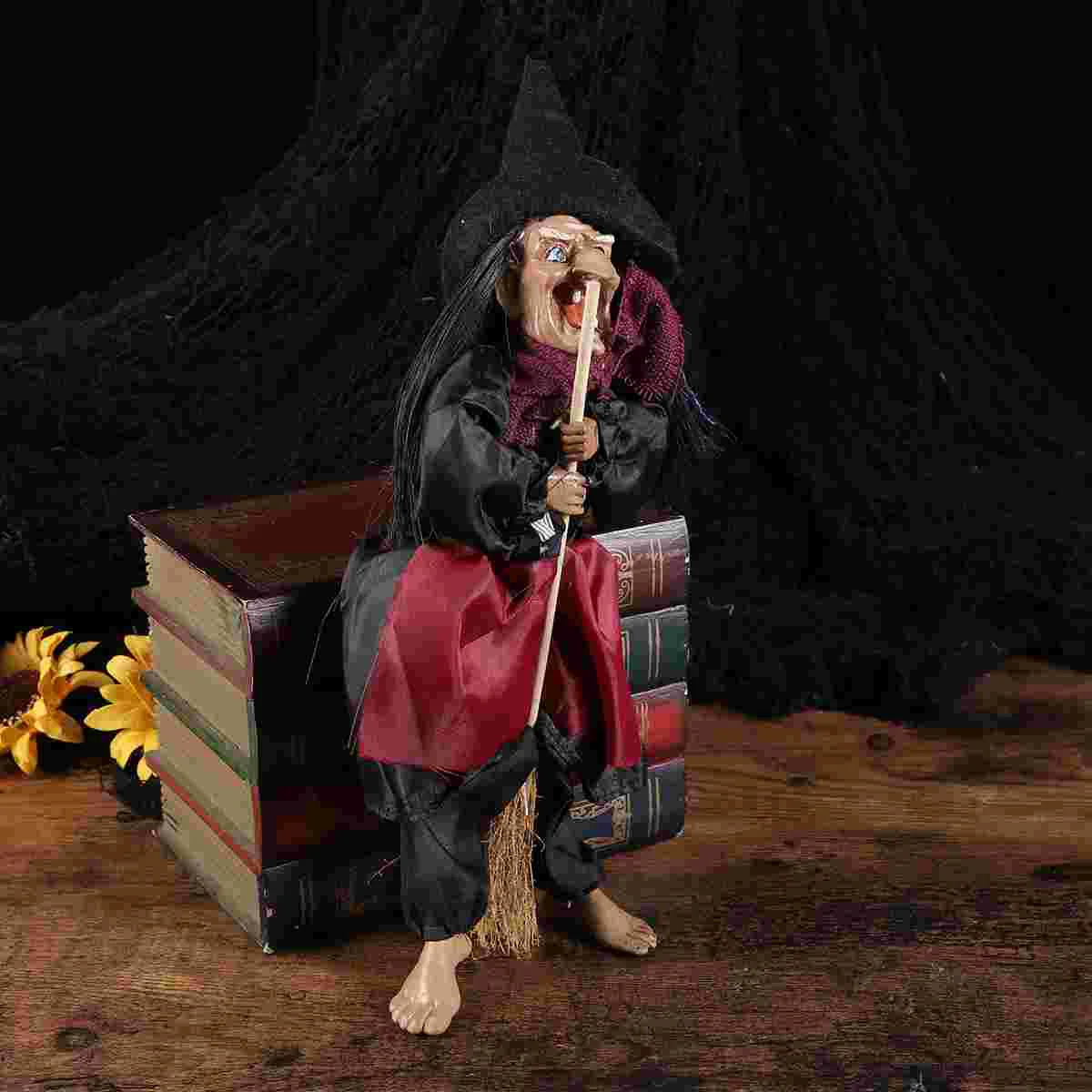 

1PC Flying Witch Crashed Witch Witch Witch Broom Witch Hanging Witch