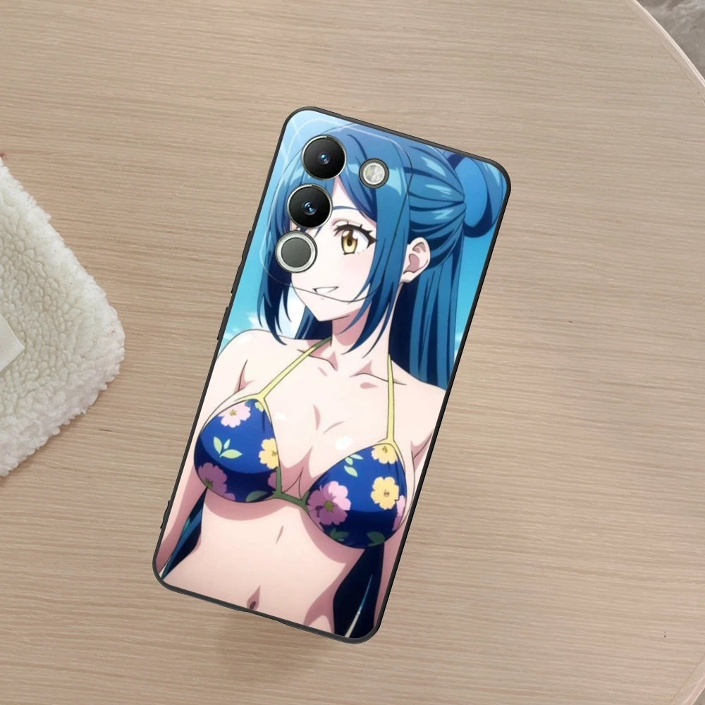 Черный мягкий чехол для телефона с цепочкой солдат Himari Azuma VIVO Y95 Y93 Y31 Y20 V19 V17 V15 Pro X60