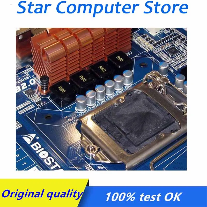 Оригинальная настольная материнская плата LGA 1156 Biostar T5 XE DDR3 PCI-E 2 0 для Intel P55 б/у |