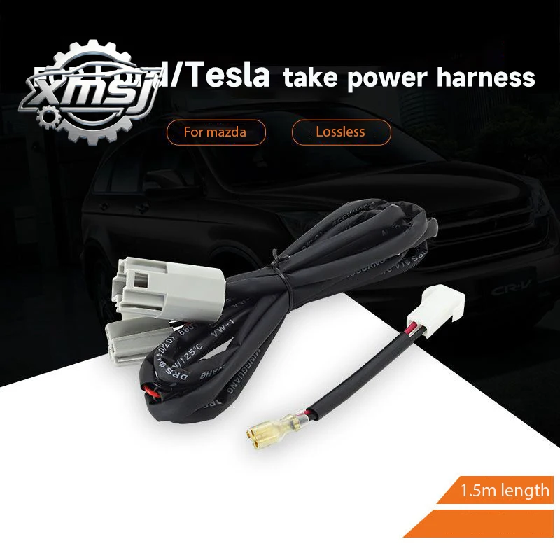 Фото Кабели для прикуривателя Tesla Mazda, адаптер-разъем 12В, USB-порт, установка без сверления. №1