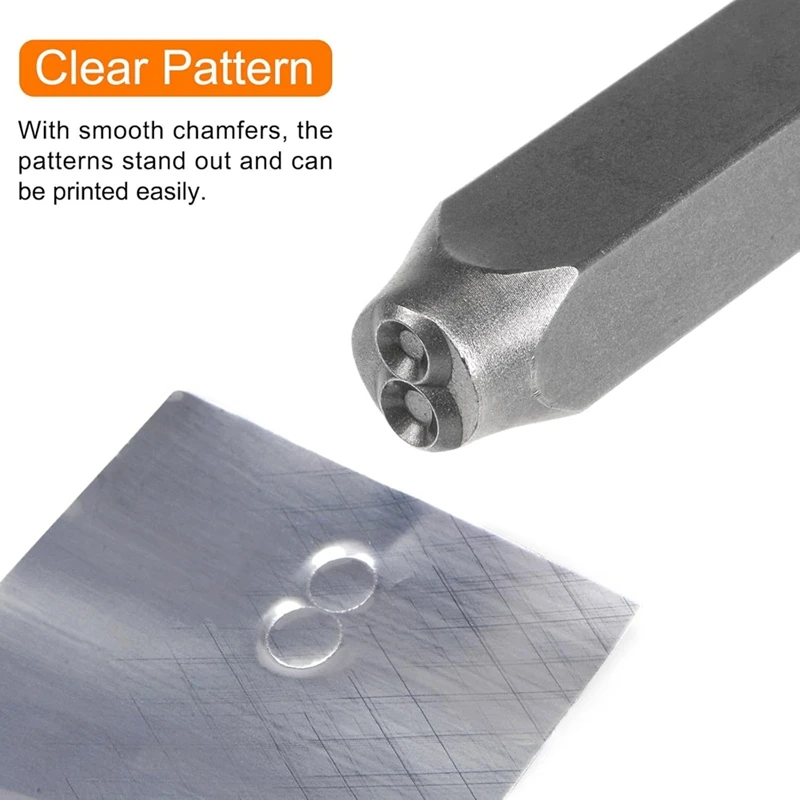 36 шт. 1/8 дюйма (3 мм) набор штампов с буквами и нижним корпусом A-Z 0-9 перфоратор для