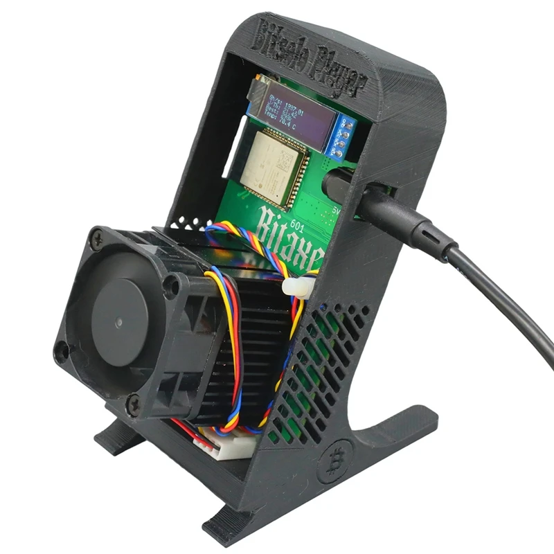 Bitaxe Gamma 601 Solo Miner 1 2TH/S 18 Вт BM1370 от Antminer S21 Pro Asic Bitcoin BTC с подставкой