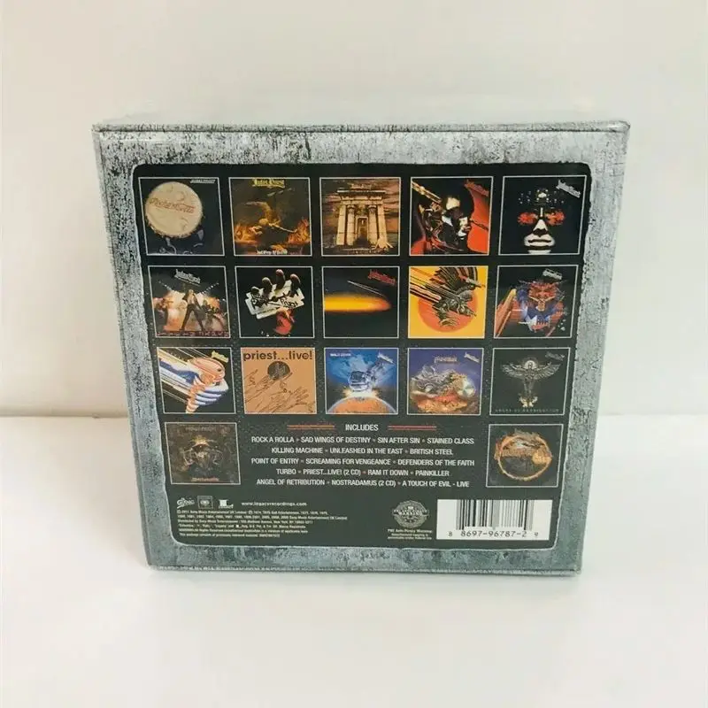 

Новый британский влиятельный хэви-метал группа музыкальная коллекция компакт-дисков подарочная коробка легендарная группа 19CD