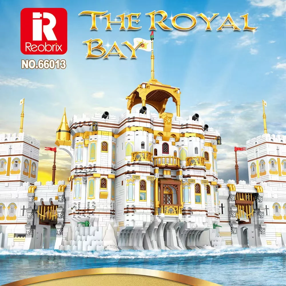 

Pirate MOC Royal Bay for Pirates of Barracuda Bay 21322 Pirate Theme Series Ideas Model Building Blocks Brick Toys for kid 66013