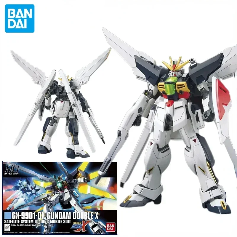 Оригинальная модель в наличии Bandai HGAW 1/144 модели Аниме GX-9901-DX GUNDAM DOUBLE X аниме ПВХ
