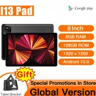 Планшет глобальная версия i13, планшет с экраном 8 дюймов, 6 + 128 ГБ, 10 ядер, Android 10,0, планшеты Tablett Dual Call, google Play, Type-C