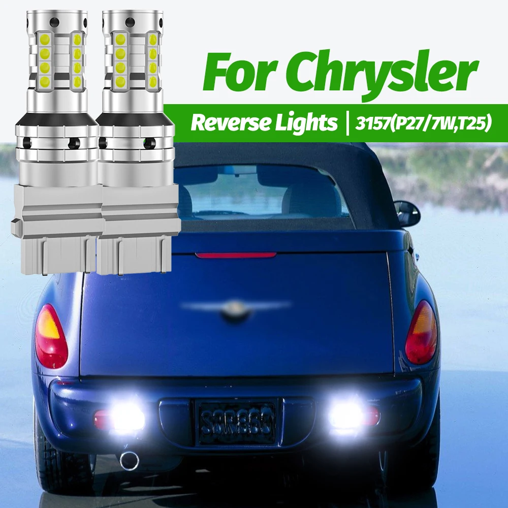 2 Шт. T25 3157 3156 P27/7w Canbus Светодиодные Задние Фонари Без Ошибок Для Chrysler 300c 300m Pt Cruiser