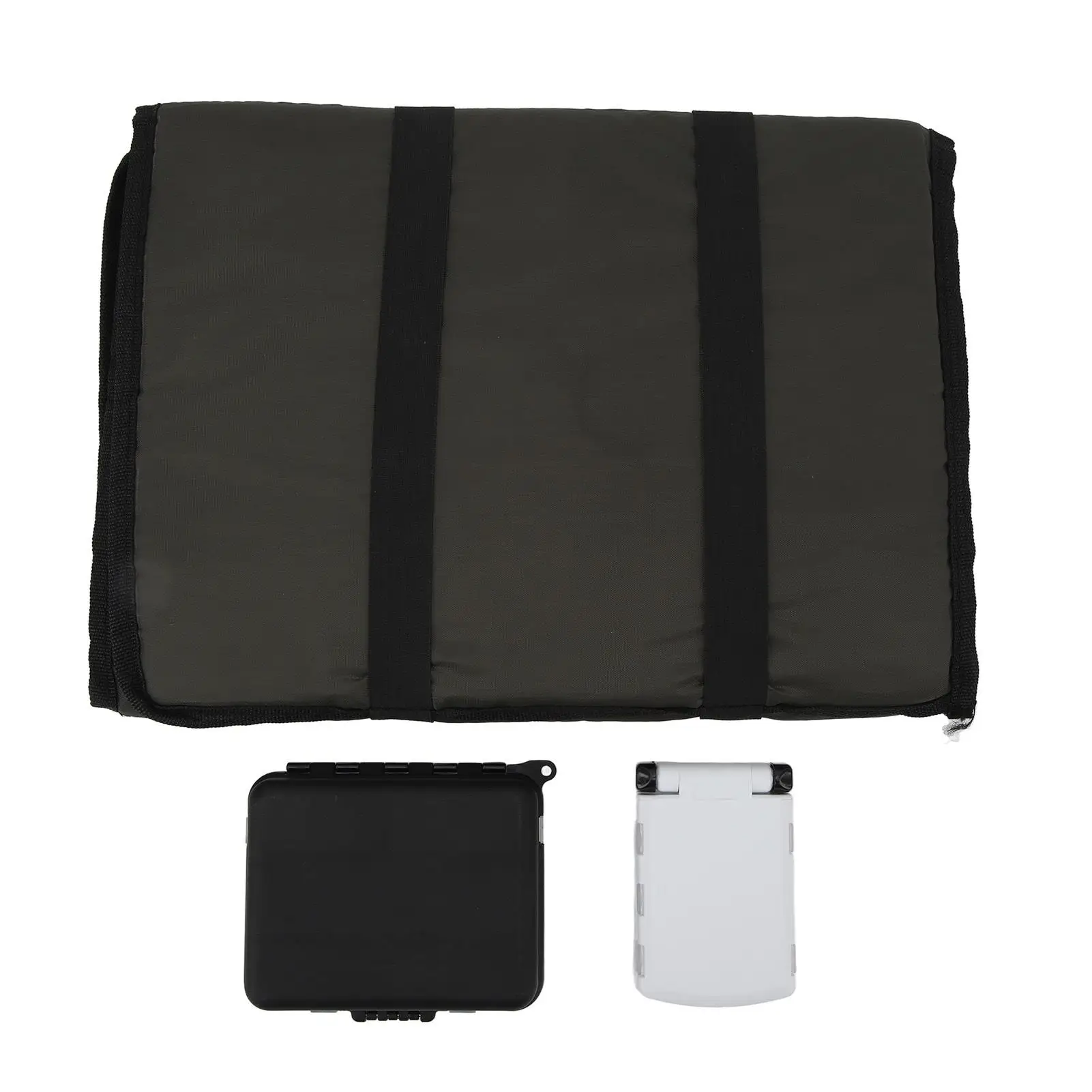 Складной коврик для рыбы с 2 ящиками приманки и губчатым посадочным ковриком