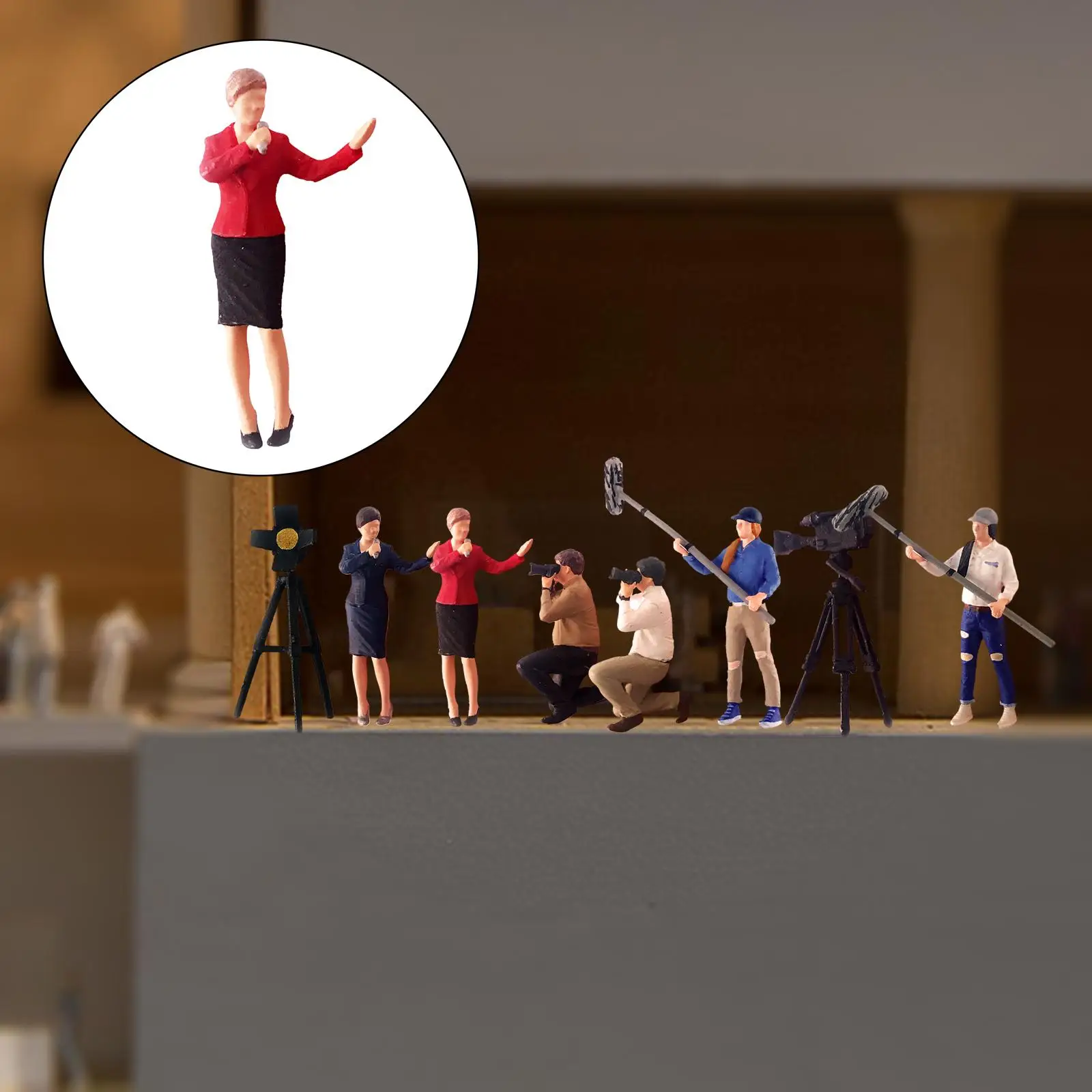 1/64 Широковещательная фигурка персонажа киноперсонажа для расстановки