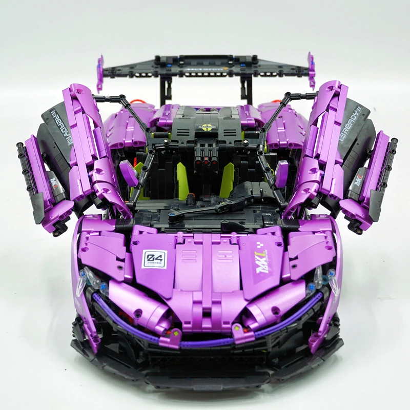Конструктор GULY 10617 технический MOC P1 супергоночный автомобиль модель гиперкар