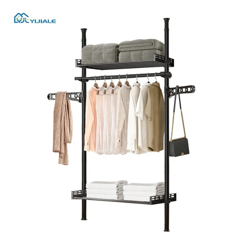 

Adjustable Drying Rack Clothes Hanging Rack China Metal Clothes Hanger Stand With Shoe Rack