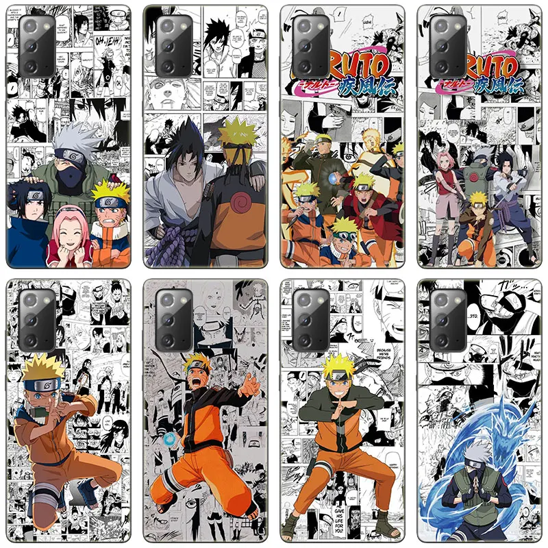 

Anime Naruto Uzumaki Poster Case For Samsung Galaxy S22 S21 Ultra S20 FE S8 S9 S10E S10 Plus S10 Lite A9 2018 Black Soft Cover