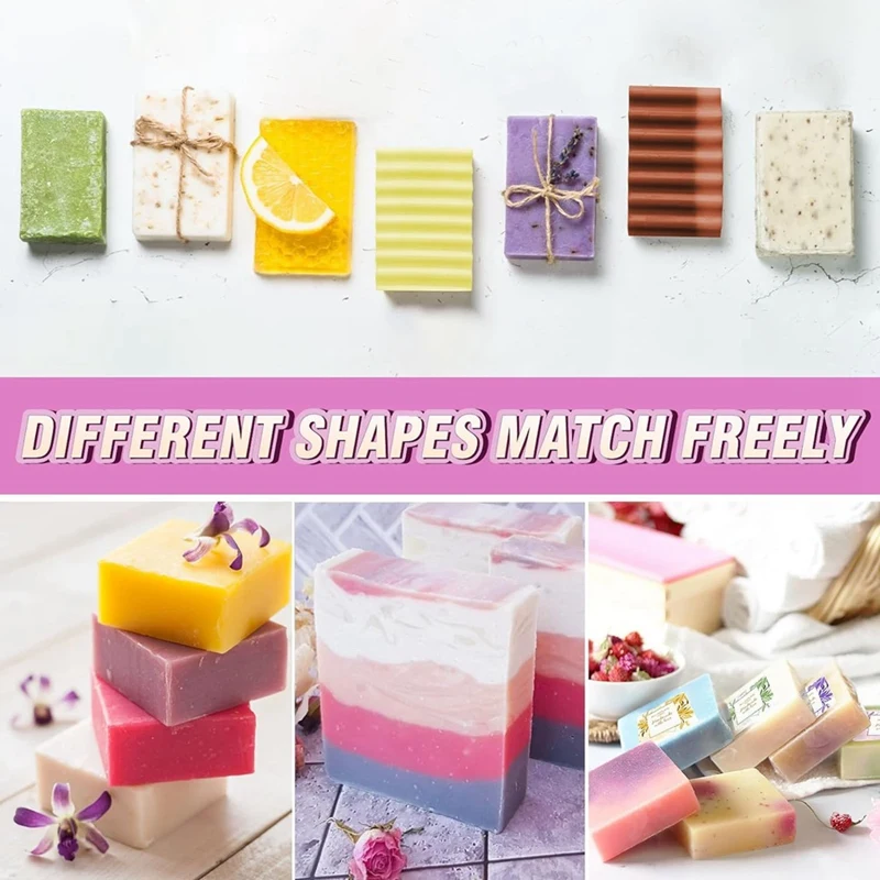 Принадлежности для мыла-гибкая Прямоугольная форма хлеба с деревянной коробкой