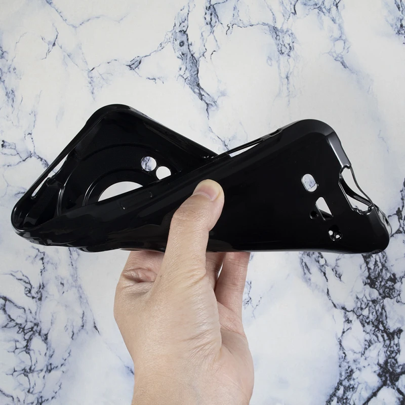 Мягкий чехол из ТПУ для телефона Ulefone Power Armor 16 Pro черный прозрачный силиконовый