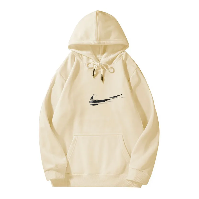 

Sporty Hip Hop Men's Logo Print Hoodie Plus Size Multicolor Sweatshirt