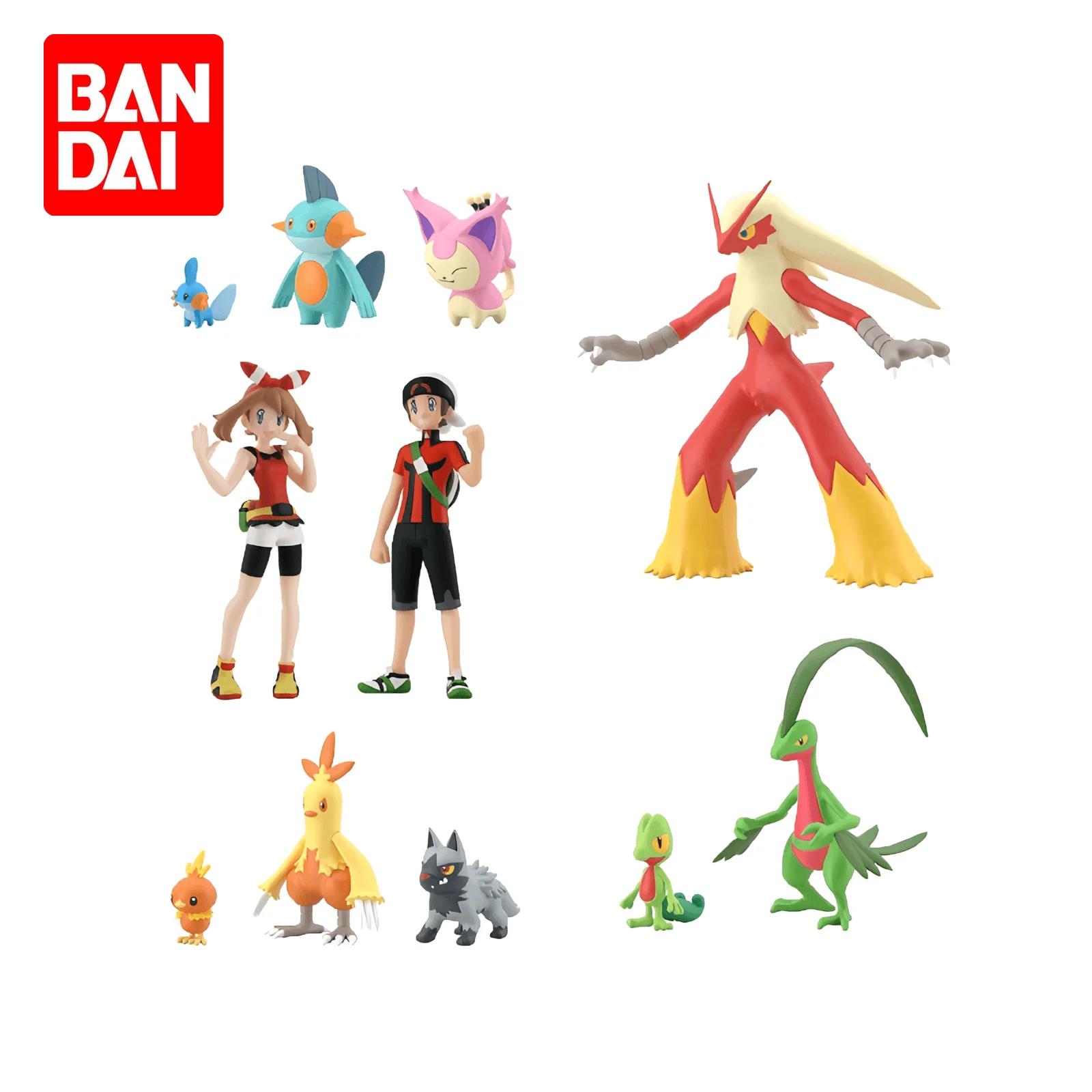 

Bandai Pocket Monsters Pokémon Scale World Hoenn Region Action Figure Anime Model Desktop Decorations Collectible Toys Gifts
