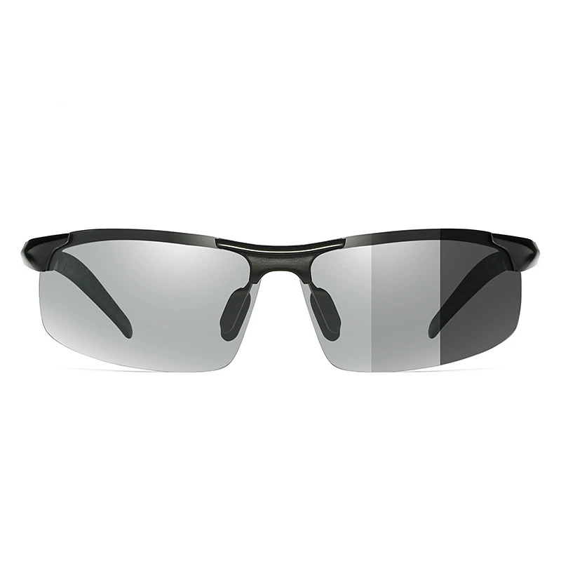 

Change Color Photochromic Sunglasses Men Women Titanium Polarized Sun Glasses Chameleon All-weather Anti-glare HD Driving