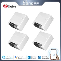 sonoff mini r2 2 way wifi smart switch home automation switch module ewelink app control interruptor with alexa google home