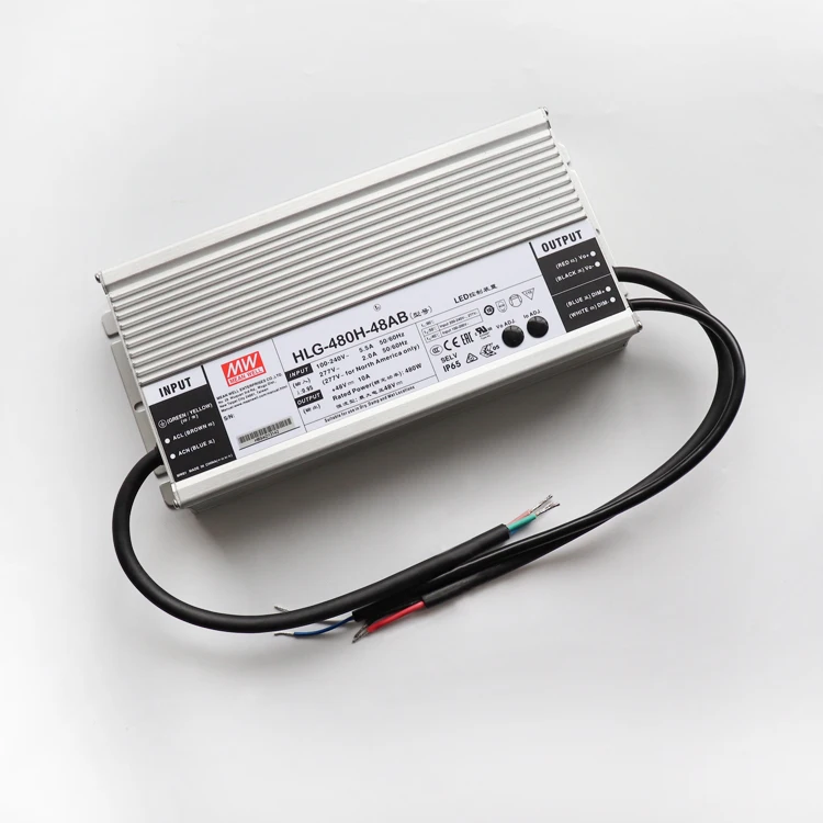 

H-L-G-480H-48B or AB, Meanwell LED driver for grow light