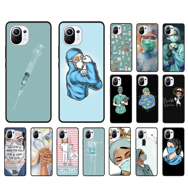 

Medicine Doctor Nurse Phone Case for Xiaomi Mi 10T 11T 11 Pro 10 10T 11 lite 11Ultra Note10 lite Poco X3 Pro Poco F3