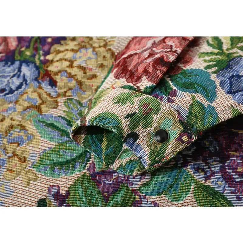 Aelfric Eden рубашка мужская винтажная акварельная с цветочным принтом оверсайз