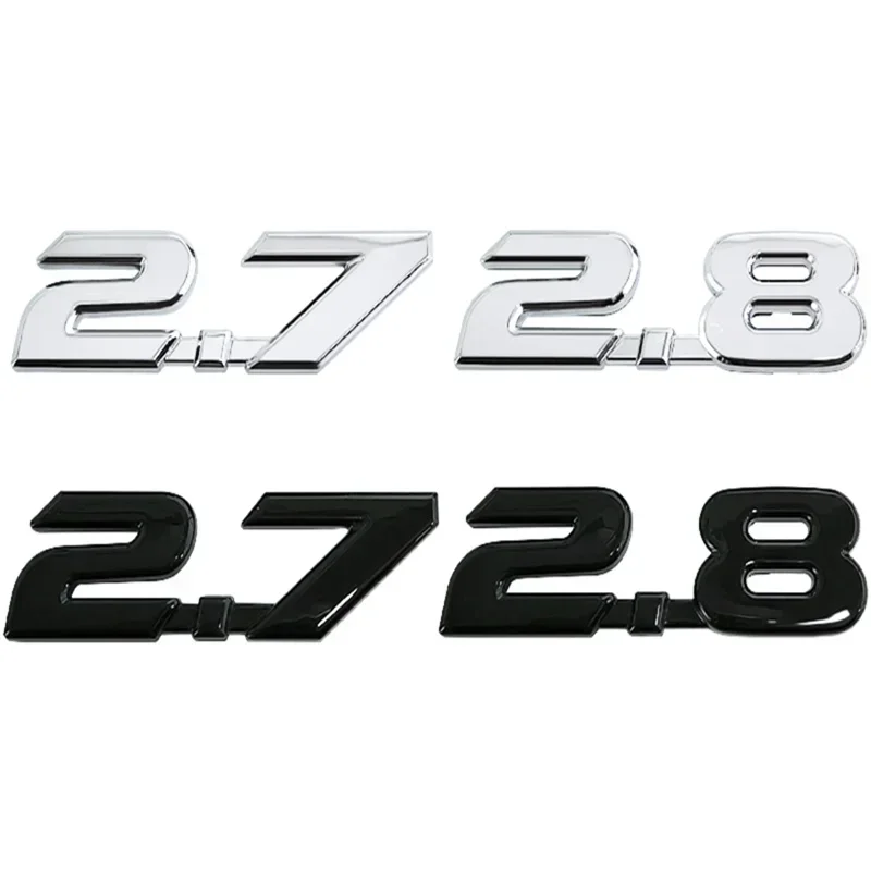 Фото Эмблема-наклейка ABS для багажника автомобиля Toyota 2.7 2.8 Yaris Corolla 4Runner Avalon Avensis Aygo CHR Auris, аксессуары №3