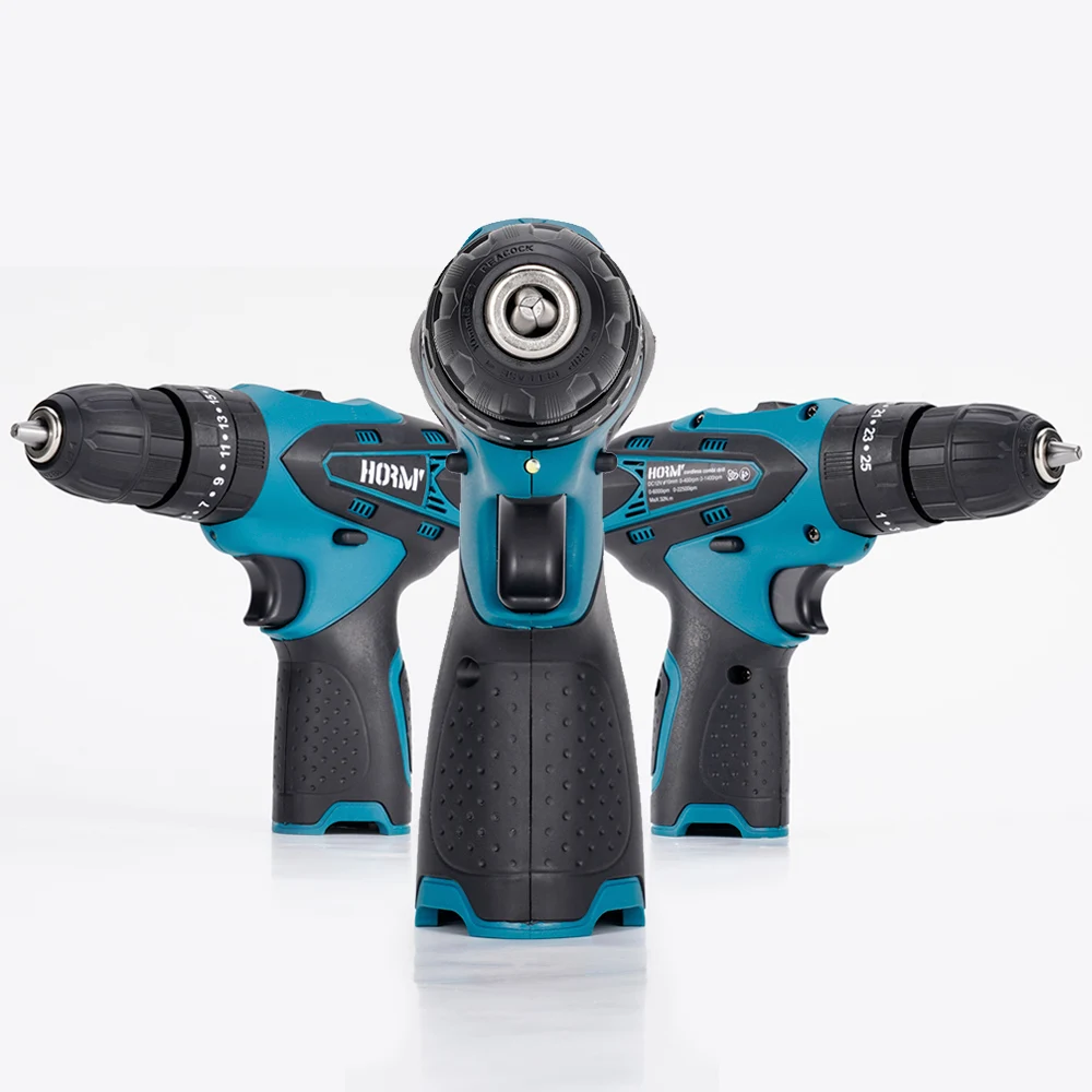 Шуруповерт Hormy аккумуляторный 12 В 32 нм 3 функции