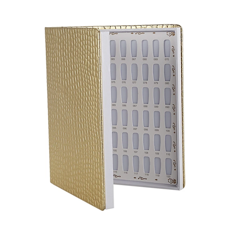 

120 Tips Nail Color Art Display Book Nail Polish Color Chart Color Chart Cute Nail Art Chart For Nail Salon Tool With False Nail