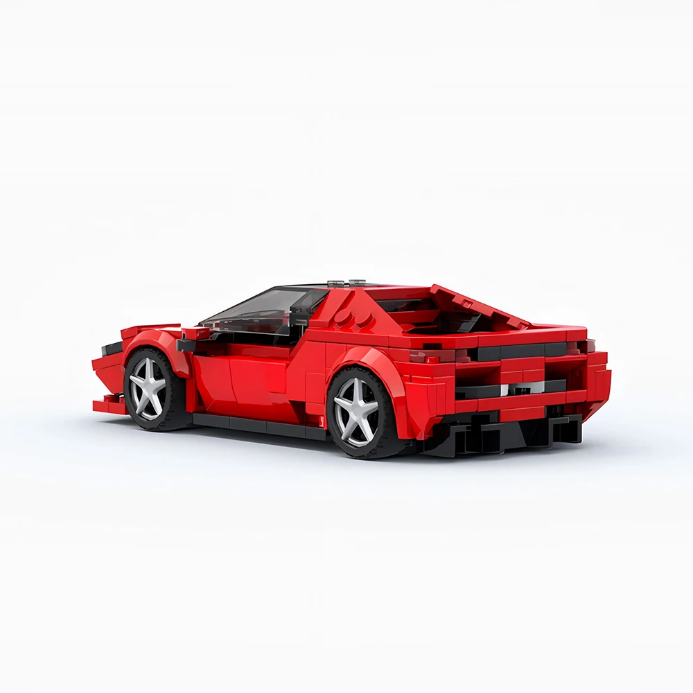 319 шт. Детский конструктор MOC Speed Champion спортивный автомобиль