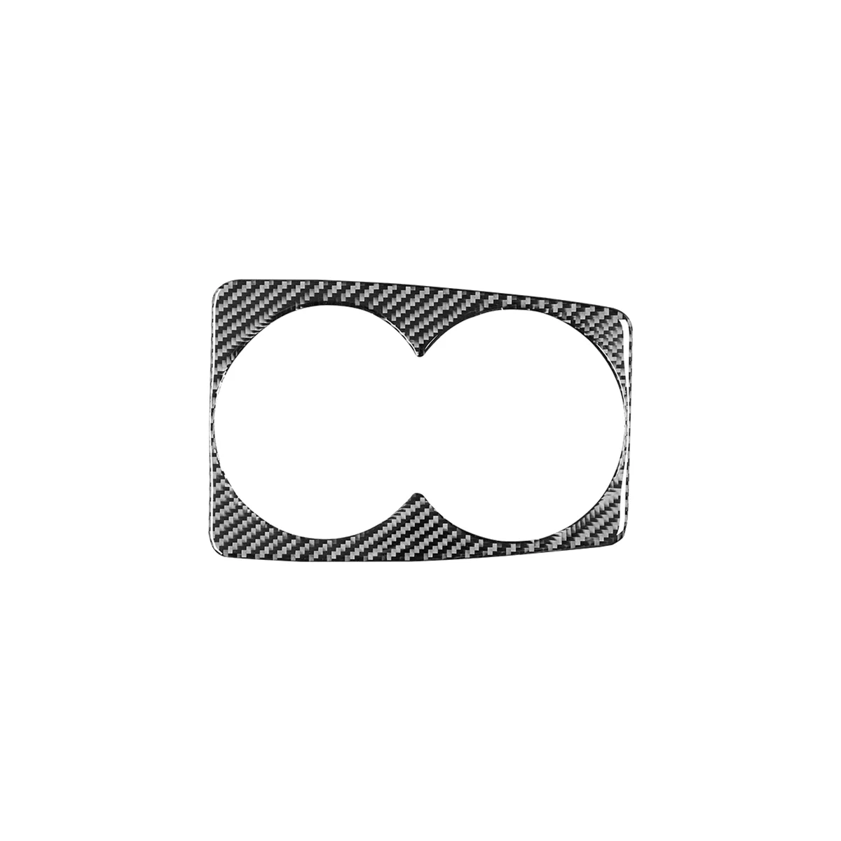 

Cup Holder Frame Panel Trim Decoration Soft Carbon Fiber for Axela 2017 2018