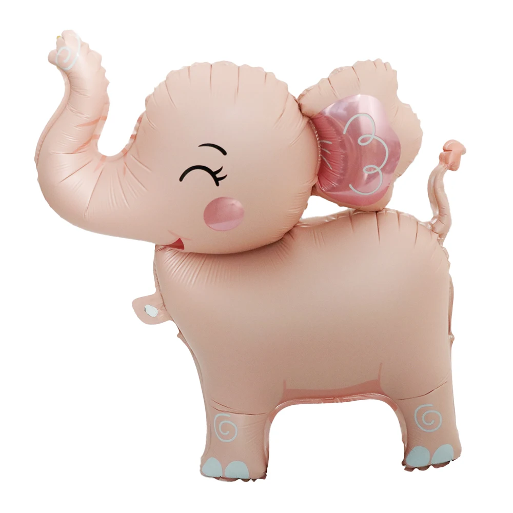 3D стоячий слон алюминиевая пленка воздушный шар украшения для дня рождения