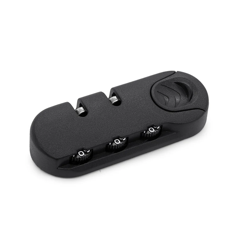 

3 Digit Combination Padlock Accessories for Bags Lock Luggage Suitcase Travel Bag Code Lock Black Combination Iron Core Lock