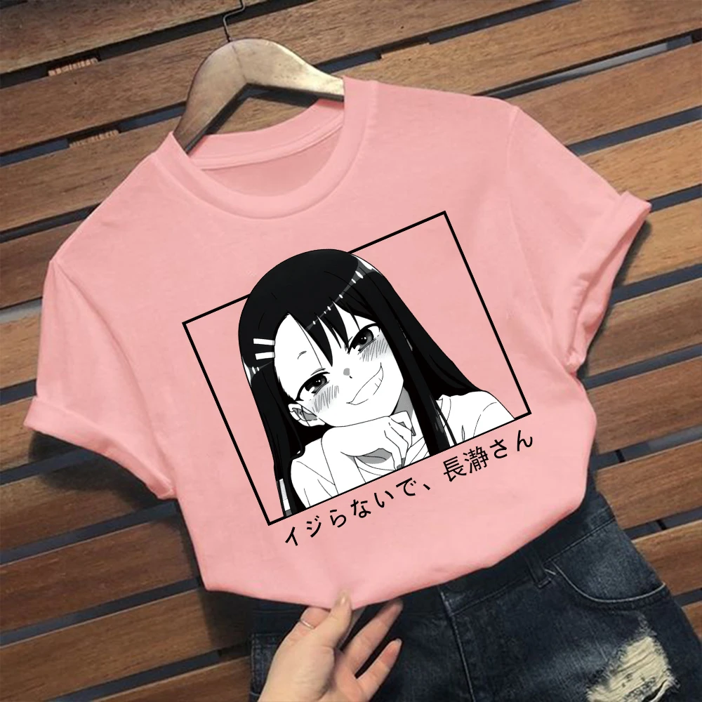 

2022 Men T Shirt Anime Don't Toy With Me Miss T Shirt Short Sleeve Streetswear Kawaii T-shirt