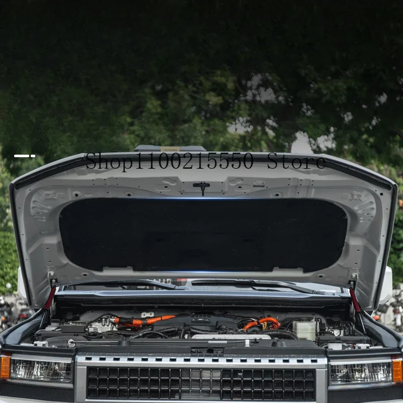 Звуковая накладка на капот двигателя для Toyota Land Cruiser 250 2024 Prado LC250 передняя