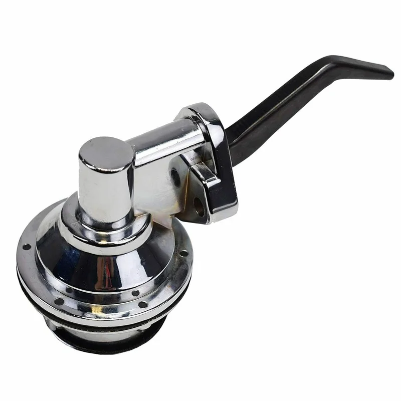 

For Two Valve Mechanical Fuel Pump for Ford SB 221-351 Windsor SB, V8 Engine, 6 PSI 1/4" NPT Inlet/Outlet,Chrome