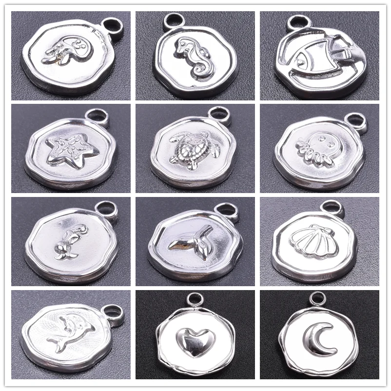 10 шт./партия подвески в виде морских животных