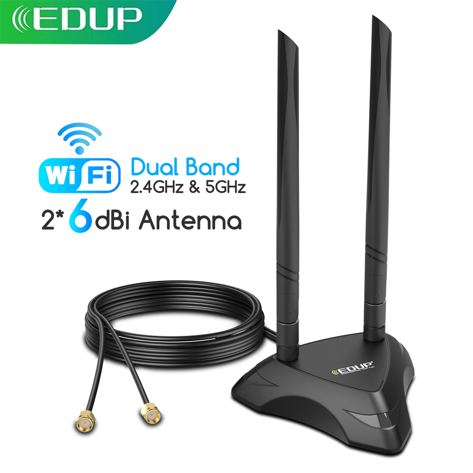 Wi-Fi сетевая карта EDUP с высоким коэффициентом усиления расширенные антенны
