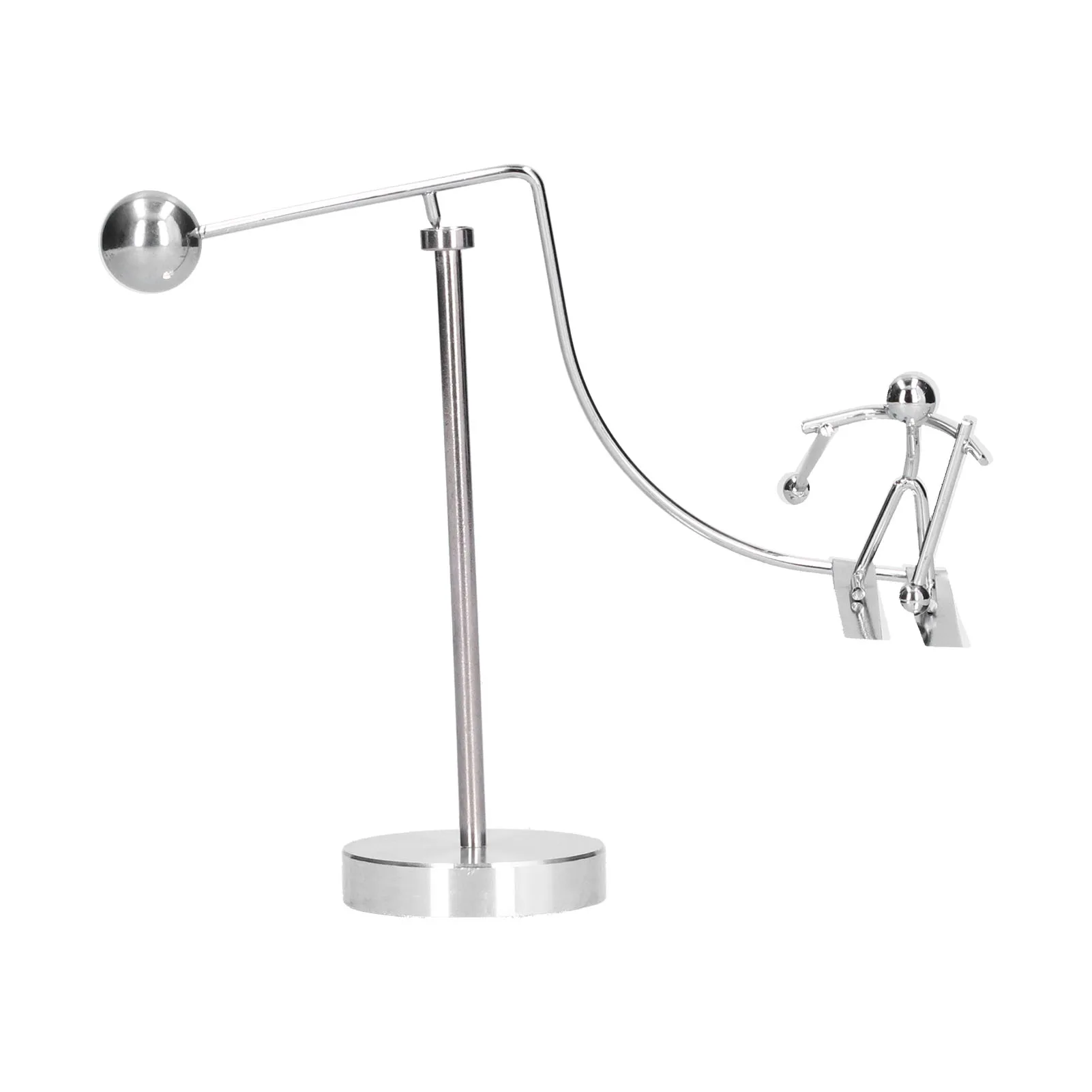 

Swing Balance Ball Toy Ornament Physics Balancing Art Desktop Decor for Students Home Office