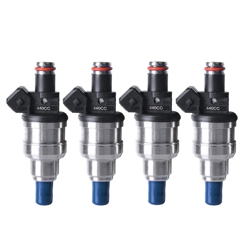 

4Pcs New 440Cc Fuel Injector Nozzle For Honda Civic Accord Acura D16 D18 B16 B18 B20 F22 H22 H22A B D H Series Engines