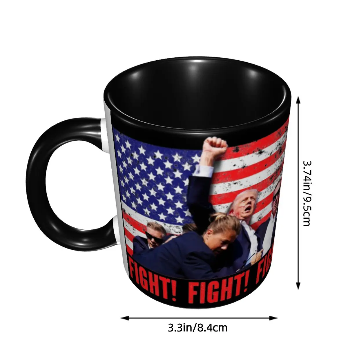 2024 стрельба убийца Трампа борьба кружка кавайный Президент Трамп выстрел чайная