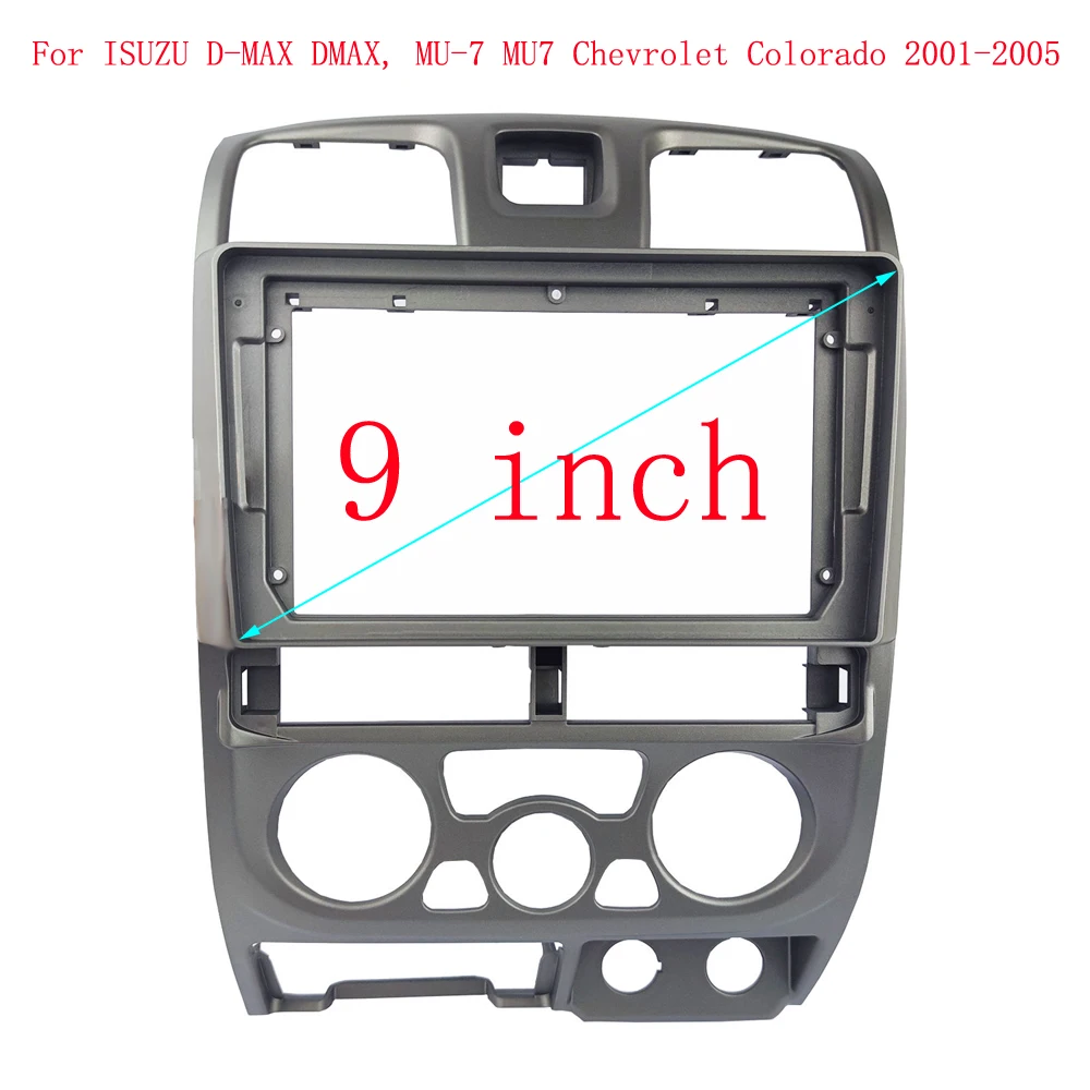 Автомобильные аксессуары 2 Din 9-дюймовая рама панели рамы для крепления на