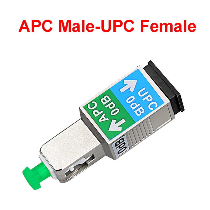 

Оптоволоконный разъем аттенюатора 0 дБ SC/APC Female-SC/UPC Male JCD