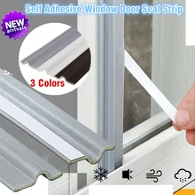 2/4/6M Self-Adhesive Noise Reduction Sliding Window Door Seal Strips Acoustic Soundproof Insulation Foam Weather Stripping Tape